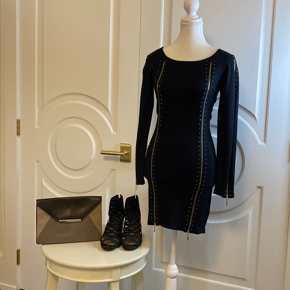 NWT Sara Boo Zipper Mini Dress